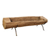 Vintage Natural Feeding Trough On Iron Stand Model DU13101