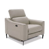Divani Casa Eden Modern Grey Leather Armchair Model VGKVKM.5012-GRY-CH