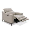 Divani Casa Eden Modern Grey Leather Armchair Model VGKVKM.5012-GRY-CH
