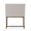 Modrest Elijah Modern Grey & Copper Antique Brass Dining Chair Model VGVCB8363-LGRY-DC