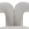 Modrest Ellen Glam White Velvet Dining Chair Model VGODZW-21077-WHT-DC