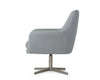 Divani Casa Elvin Modern Grey Fabric Swivel Lounge Chair Model VGKKA-832-GRY-3