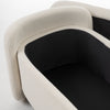 Modrest Erin - Modern Cream Fabric Storage Ottoman Bench