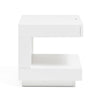 Modrest Esso Modern White Glossy Nightstand