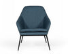 Modrest Esteban Industrial Blue Eco Leather Accent Chair Model VGBNEC-068-BLU