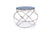 Modrest Tulare Contemporary Smoked Glass End Table