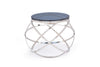 Modrest Tulare Contemporary Smoked Glass End Table
