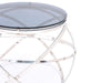 Modrest Tulare Contemporary Smoked Glass End Table