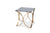 Modrest Reklaw Modern Smoked Glass & Rosegold End Table