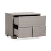 Modrest Ethan Italian Modern Grey Nightstand