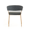 Ashland - Modern Grey & Rosegold Dining Chair (Set of 2)