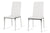 Libby Modern White Leatherette Dining Chair (Set Of 2) Model VGEWF3195AB-WHT