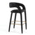 Modrest Faerron - Modern Black Leatherette Bar Chair