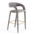 Modrest Faerron - Modern Grey Leatherette Bar Chair