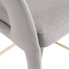 Modrest Faerron - Modern Grey Leatherette Bar Chair