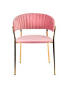 Modrest Brandy Modern Pink Fabric Dining Chair Model VGFH-FDC7029-PNK