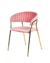 Modrest Brandy Modern Pink Fabric Dining Chair Model VGFH-FDC7029-PNK