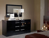 Impera Modern Black and White Lacquer Walk-on Platform Bed 