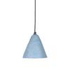 Lavinia Powder Blue/ Antique Zinc Pendant LightModel FIS005-GREY