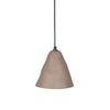 Luise Light Brown and Antique Zinc Pendant LightModel FIS006-BRWN