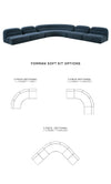 Divani Casa Forman Modern Blue Fabric Modular Sectional Sofa Model VGOD-ZW-23029-MOD-BLU