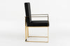 Modrest Fowler Modern Black Velvet Dining Chair Model VGVCB8866A