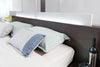 Modrest Gamma Contemporary Brown Oak Bed with Storage