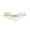Divani Casa Garfield Modern Off White Leather 7 Piece Modular Sectional Model VGKK-KF.7120-SET-OFFW