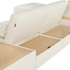 Divani Casa Garfield Modern Off White Leather 7 Piece Modular Sectional Model VGKK-KF.7120-SET-OFFW