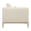 Dalia Ecru and Natural Legs Sofa ChairModel GAS1009-ECRU