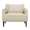 Aldous Light Taupe and Black Legs Sofa ChairModel GAS1010-TAUP