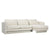 Valentino Toscana Ivory Chaise SectionalModel GAS1014R-IVBC