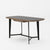 Modrest Girard Modern Walnut & Black Glass Desk Model VGBBMQ2002DK-2