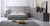 Eastern King Modrest Buckley - Grey & Black Stainless Steel Bedroom Set