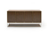 Modrest Heloise - Modern Walnut and Stainless Steel Buffet