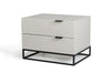 Modrest Hera Modern Grey Bedroom Set