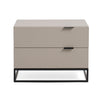 Modrest Hera Modern Grey Nightstand