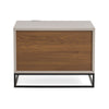 Modrest Hera Modern Grey Nightstand