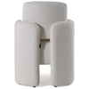 Modrest Hermosa Modern White Fabric Dining Chair Model VGKK-KF.Y2220-WHT