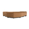 Divani Casa Horton Modern Brown Fabric Sectional With 3 Recliners Model VGKV-KM.6372-BRN