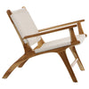 Calvin Natural Rope with Natural Stained Teak Frame Occasional ChairModel IT2002