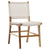 Diaz Natural White Rope with Natural Stain Teak Frame Dining ChairModel IT2004