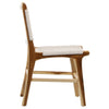 Diaz Natural White Rope with Natural Stain Teak Frame Dining ChairModel IT2004