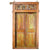 Antique Distressed Painted And Waxed Finish Javanese Door Set With Frame Model IT2030