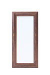 Modrest Calem Modern Walnut Floor Mirror