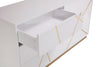 Modrest NixaModern White & Gold Dresser