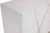 Modrest NixaModern White & Gold Dresser