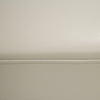 Divani Casa Jacoba - Modern Light Grey Leather Rectangular Ottoman