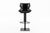 Modrest Jamila - Modern Dark Brown Eco-Leather Bar Stool
