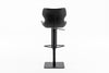 Modrest Jamila - Modern Dark Brown Eco-Leather Bar Stool